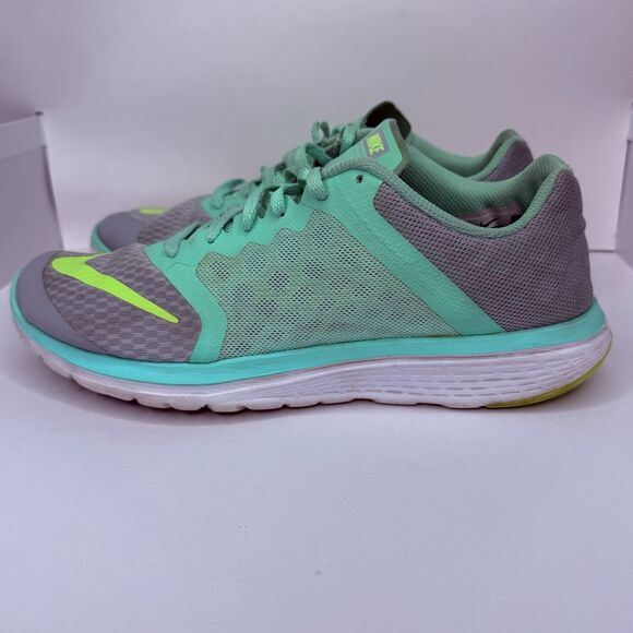Nike FS Lite Run 3 Mint Green Gray Athletic Running Sneakers Women's Size US 10 - Picture 3 of 16